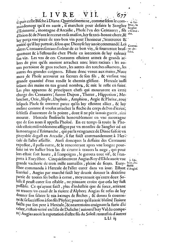 Mythologie, Paris, 1627 - VII, 2 : De Hercule, p. 677