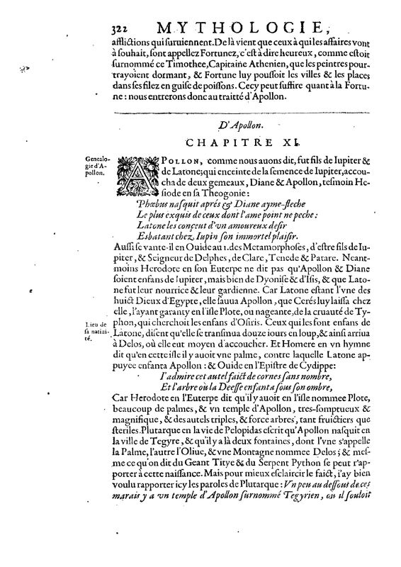 Mythologie, Paris, 1627 - IV, 10 : De Fortune, p. 322