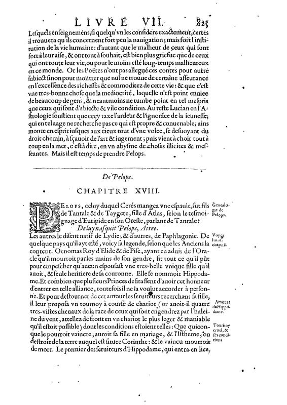 Mythologie, Paris, 1627 - VII, 17 : De Dedale, p. 825