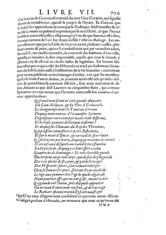 Mythologie, Paris, 1627 - VII, 2 : De Hercule, p. 709