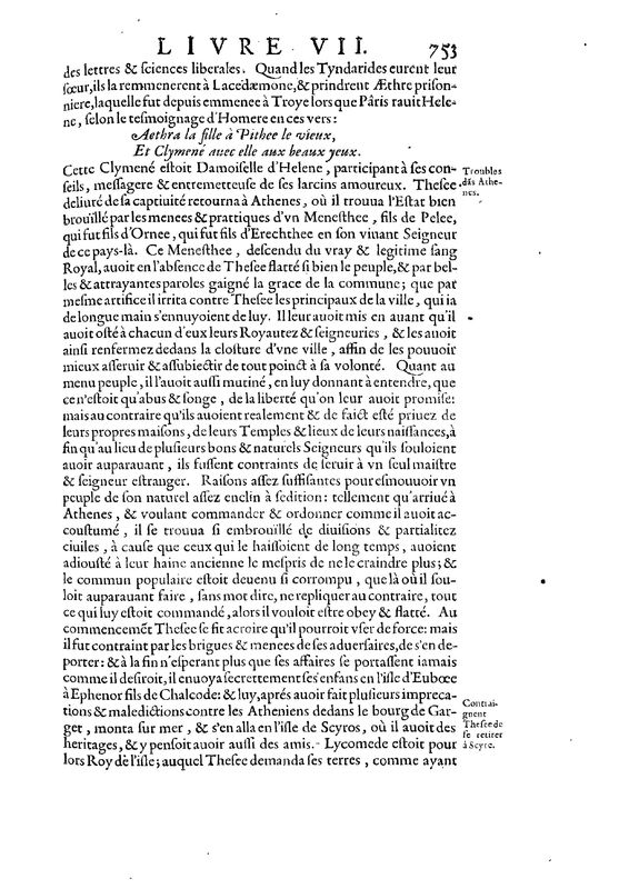 Mythologie, Paris, 1627 - VII, 10 : De Thesee, p. 753