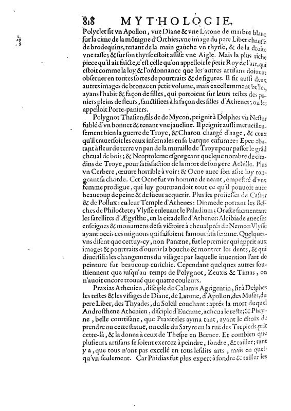 Mythologie, Paris, 1627 - VII, 17 : De Dedale, p. 818