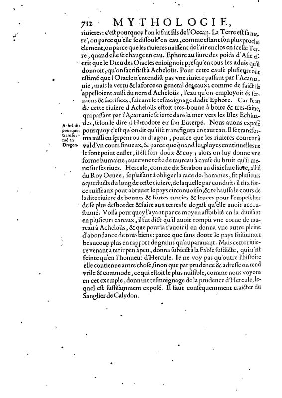 Mythologie, Paris, 1627 - VII, 3 : D’Acheloüs, p. 712