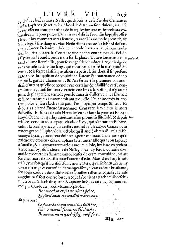 Mythologie, Paris, 1627 - VII, 2 : De Hercule, p. 697