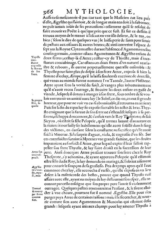 Mythologie, Paris, 1627 - IX, 3 : D’Oreste, p. 966