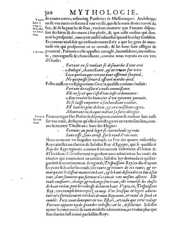 Mythologie, Paris, 1627 - IV, 10 : De Fortune, p. 320