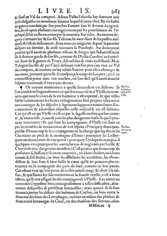 Mythologie, Paris, 1627 - IX, 2 : D’Ulysse, p. 963