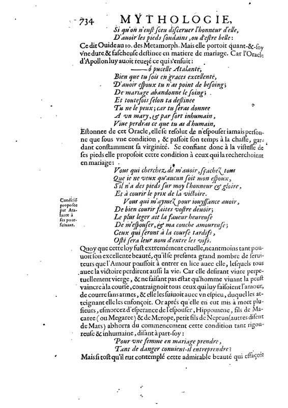 Mythologie, Paris, 1627 - VII, 9 : D’Atalante, p. 734