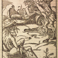Mythologie, Lyon, 1612 - Inache (ou le Po) et le Tibre