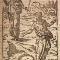 Mythologie, Lyon, 1612 - Janus figurant le temps ; Janus figurant l'année