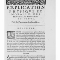 Mythologie, Paris, 1627 - Recherches : Explication physique et morale des principales allégories des poètes, p. 33