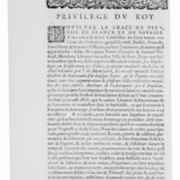 Mythologie, Paris, 1627 - Recherches : Privilège, n.p.