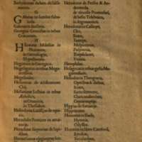 Mythologia, Francfort, 1581 - Catalogus nominum variorum scriptorum, et operum, quorum sententiae vel verba in his Mythologicis citantur, 5r°