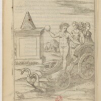 Imagini, Venise, 1571 - 83 : Le char de Vénus tiré par deux cygnes et deux colombes, accompagnée des Grâces ; Vénus Saxonne