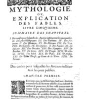 Mythologie, Paris, 1627 - V, 01 : Des causes pour lesquelles les Anciens instituerent les jeux publics