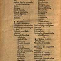 Mythologia, Francfort, 1581 - Catalogus nominum variorum scriptorum, et operum, quorum sententiae vel verba in his Mythologicis citantur, 5v°