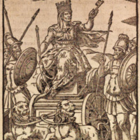 Mythologie, Lyon, 1612 - Rhéa sur son char