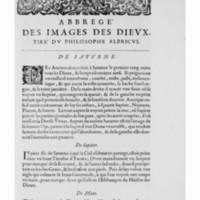 Mythologie, Paris, 1627 - Recherches : Abrégé des images des dieux, p. 47