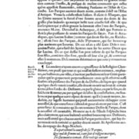 Mythologie, Paris, 1627 - III, 7 : Des Parques, p. 196