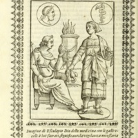 Nove Imagini, Padoue, 1615 - 025 : Esculape au coq 