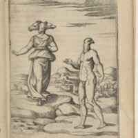 Imagini, Venise, 1571 - 16 : Hécate ; la Lune d'Apollinopolis ; 2 statuettes