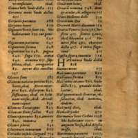 Mythologia, Francfort, 1581 - Index rerum memorabilium quæ in mythologicis libris continentur, n.p.