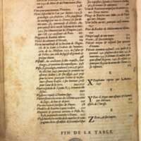 Mythologie, Lyon, 1612 - Repertoire general des principales et plus remarquables matieres contenues en la Mythologie de Noël le Comte, p. [1148]