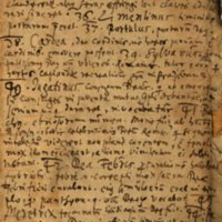 Mythologia, Francfort, 1581 - Colophon, annotations manuscrites et plat inférieur, n.p.