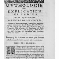 Mythologie, Paris, 1627 - IV, 01 : Pourquoy les Anciens ont creu que Lucine assistoit aux femmes en leurs accouchemens