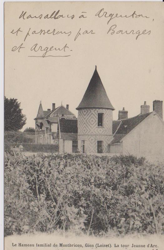 Carte postale de Valery Larbaud et Léon-Paul Fargue à Marguerite Audoux